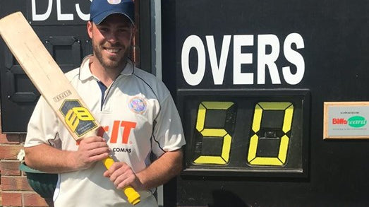 An imperious knock from B3 Brand Ambassador Brent Williams